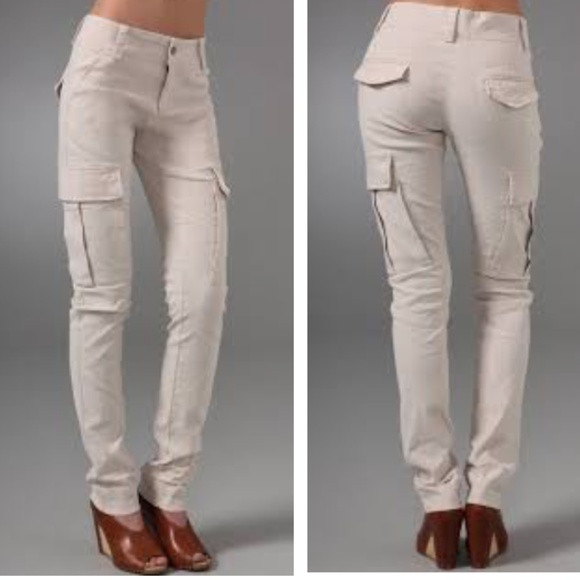 womens skinny black cargo pants